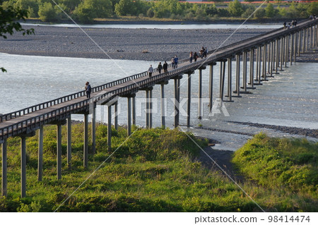 靜岡島田蓬萊橋全景 靜岡島田蓬萊橋全景 98414474