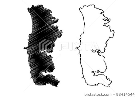 South Uist island (United Kingdom of Great Britain and Northern Ireland, Scotland, Outer Hebrides) map vector illustration, scribble sketch Isle of South Uist map South Uist island (United Kingdom of Great Britain and Northern Ireland, Scotland, Outer Hebrides) map vector illustration, scribble sketch Isle of South Uist map 98414544