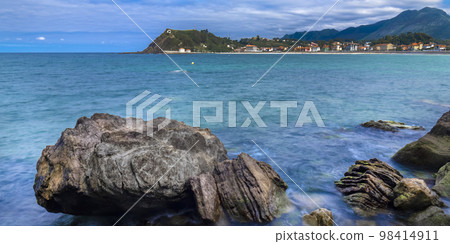 Beach of Santa Marina and Ribadesella Promenade, Ribadesella, Spain 98414911
