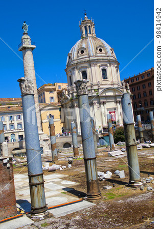 Santa Maria di Loreto Church, Rome, Italy 98414942