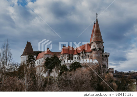 Corvin or Hunyadi Castle in Hunedoara Transylvania Corvin or Hunyadi Castle in Hunedoara Transylvania 98415183