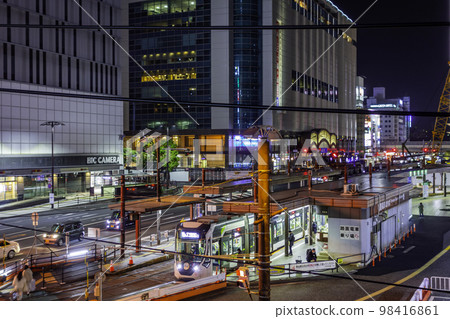 Hiroshima Station South Exit Tram Platform Hiroshima City, Hiroshima Prefecture 98416861
