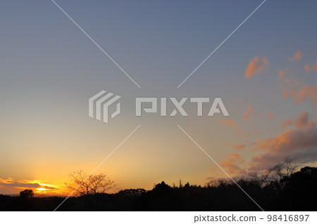 sunset sky sunset 98416897