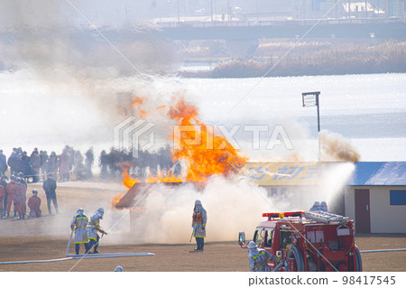 New Year's Firefighting Training New Year's Firefighting Training 98417545