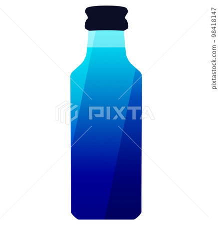 水晶藍瓶插畫 水晶藍瓶插畫 98418147