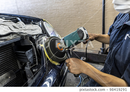Car maintenance Light polishing 98419291