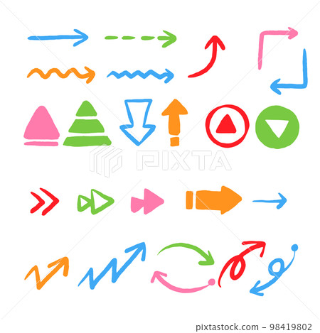 手繪箭頭集 手繪箭頭集 98419802