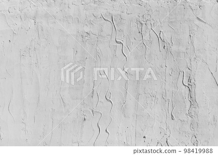 Light gray white plaster wall with abstract stucco pattern texture surface background 98419988