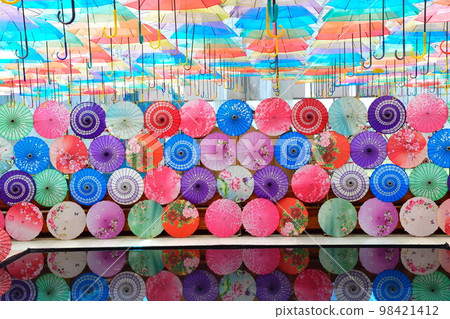 Umbrella Sky at Inawashiro Herb Garden (Fukushima Prefecture) 98421412
