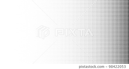 Geometric background vector dark halftone dots on white background 98422053