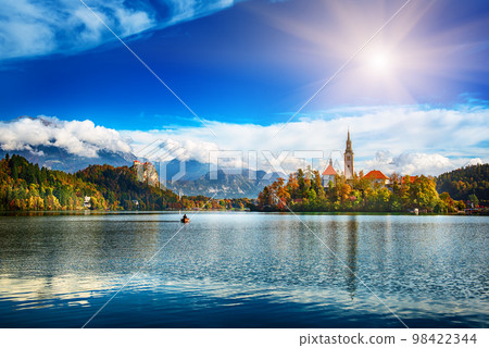 Lake Bled, Slovenia 98422344