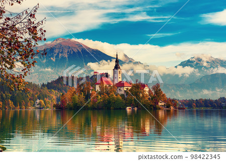 Lake Bled, Slovenia 98422345