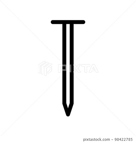 Hobnail construction line icon isolated on white background. Black flat thin icon on modern outline style. Linear symbol and editable stroke. Simple and pixel perfect stroke vector illustration. Hobnail construction line icon isolated on white background. Black flat thin icon on modern outline style. Linear symbol and editable stroke. Simple and pixel perfect stroke vector illustration. 98422785