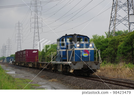 Keiyo Rinkai Railway KD603 Container Train 60th Anniversary Headmark 98423479