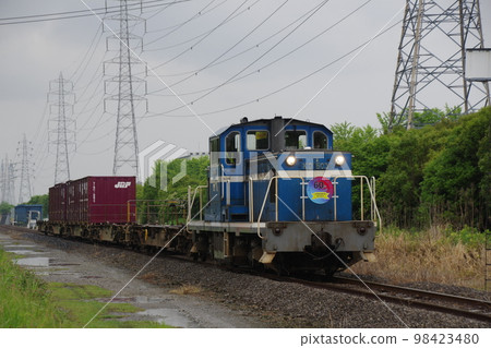 Keiyo Rinkai Railway KD603 Container Train 60th Anniversary Headmark 98423480