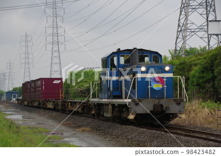 Keiyo Rinkai Railway KD603 Container Train 60th Anniversary Headmark 98423482