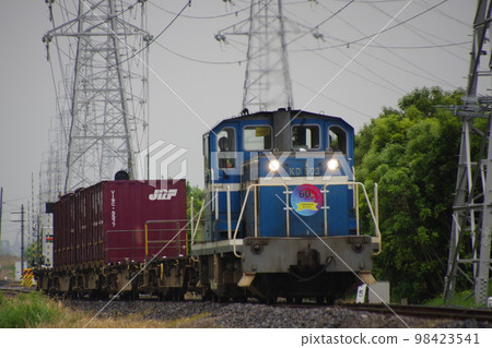 Keiyo Rinkai Railway KD603 Container Train 60th Anniversary Headmark 98423541