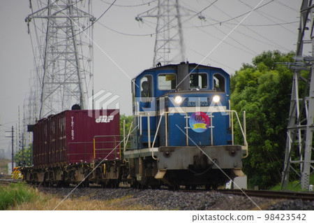 Keiyo Rinkai Railway KD603 Container Train 60th Anniversary Headmark 98423542