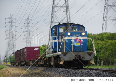 Keiyo Rinkai Railway KD603 Container Train 60th Anniversary Headmark 98423545