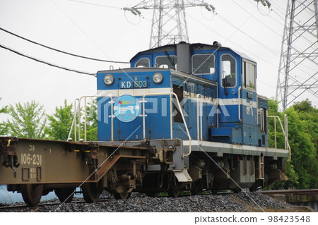 Keiyo Rinkai Railway KD603 Container Train 60th Anniversary Headmark 98423548