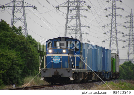 Keiyo Rinkai Railway KD603 Container Train 60th Anniversary Headmark 98423549