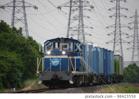 Keiyo Rinkai Railway KD603 Container Train 60th Anniversary Headmark 98423550