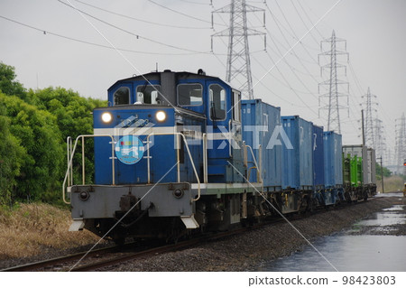 Keiyo Rinkai Railway KD603 Container Train 60th Anniversary Headmark 98423803