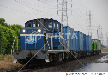Keiyo Rinkai Railway KD603 Container Train 60th Anniversary Headmark 98423804