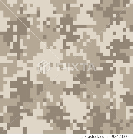 Camouflage military pixel 98423824