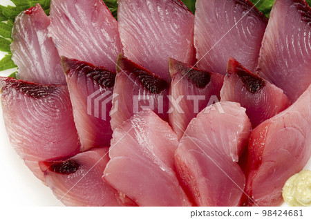 白鰭金槍魚生魚片 白鰭金槍魚生魚片 98424681