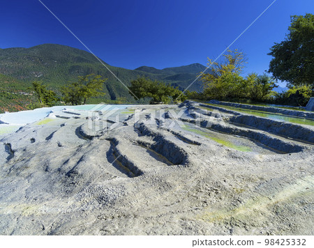 China's Yunnan-Haisui Limestone Shelf / Baishuitai, Yunnan, China 98425332
