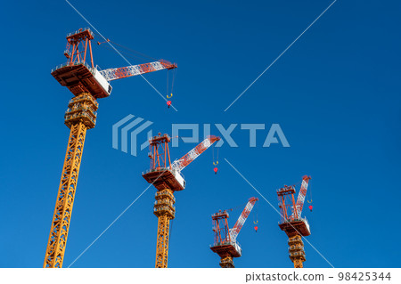 Construction site crane Construction site crane 98425344
