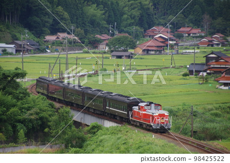 山口線 渡川附近 DL 山口 DD51 山口線 渡川附近 DL 山口 DD51 98425522
