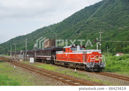 山口線 新目站 DL 山口 DD51 山口線 新目站 DL 山口 DD51 98425619