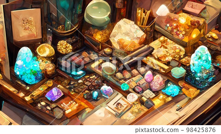Fantasy illustration_Jewel 98425876