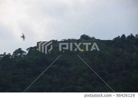 Tsuwano Castle stone wall Tsuwano Castle stone wall 98426129