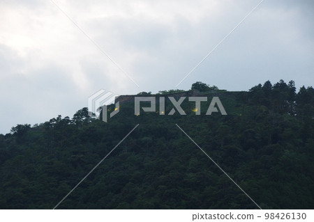 Tsuwano Castle stone wall 98426130