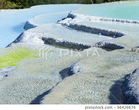 China's Yunnan-Haisui Limestone Shelf / Baishuitai, Yunnan, China 98426676