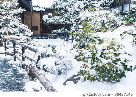 snow scene material 98427146