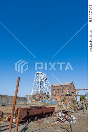 Clear skies and industrial heritage Miike Coal Mine Manda Pit | Arao City, Kumamoto Prefecture 98427161