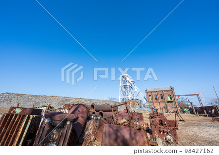 Clear skies and industrial heritage Miike Coal Mine Manda Pit | Arao City, Kumamoto Prefecture 98427162
