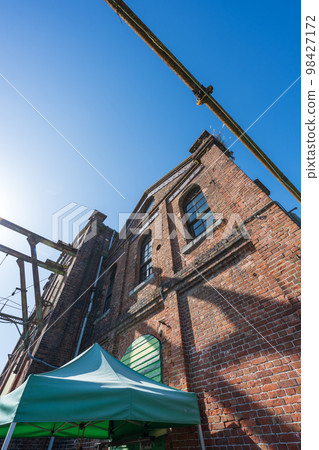 Clear skies and industrial heritage Miike Coal Mine Manda Pit | Arao City, Kumamoto Prefecture 98427172