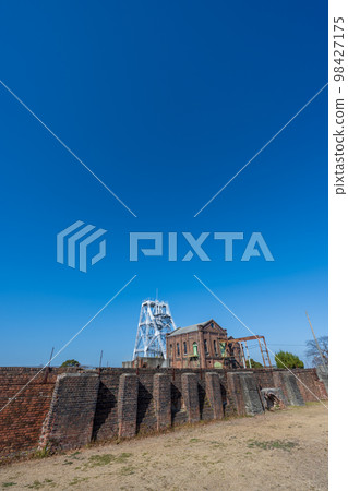 Clear skies and industrial heritage Miike Coal Mine Manda Pit | Arao City, Kumamoto Prefecture 98427175
