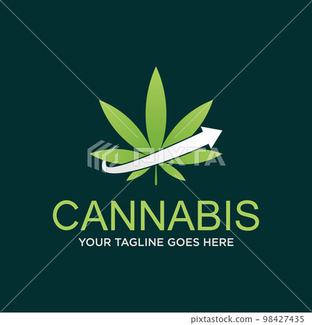 leaf Cannabis or marijuana with cutting arrow image graphic icon logo design abstract concept vector stock. Can be used as a knob related to health or supplement leaf Cannabis or marijuana with cutting arrow image graphic icon logo design abstract concept vector stock. Can be used as a knob related to health or supplement 98427435