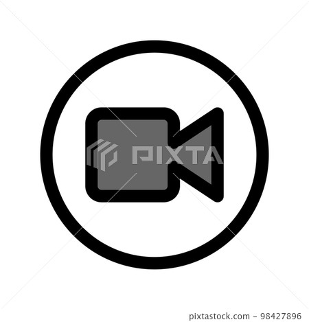 Illustration Vector graphic of Video Icon 98427896