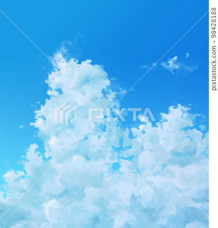 Cumulonimbus in the blue sky 98428188