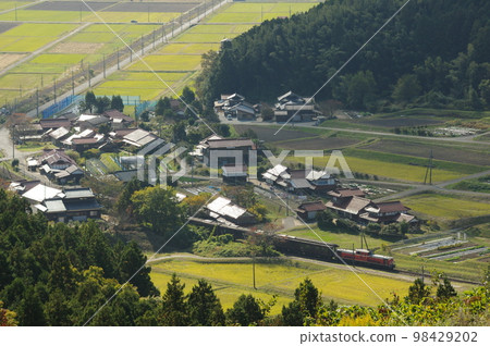 Yamaguchi Line Funahirayama Bird's-eye View DL Yamaguchi DD51 98429202