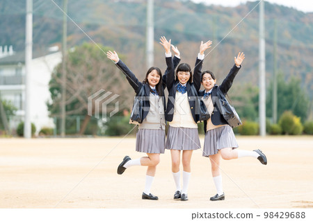 高中女生校園學校通勤 98429688