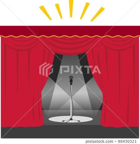 stage with mic stand 98430321