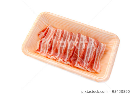 Packed with pork belly [white background/clipping] 98430890